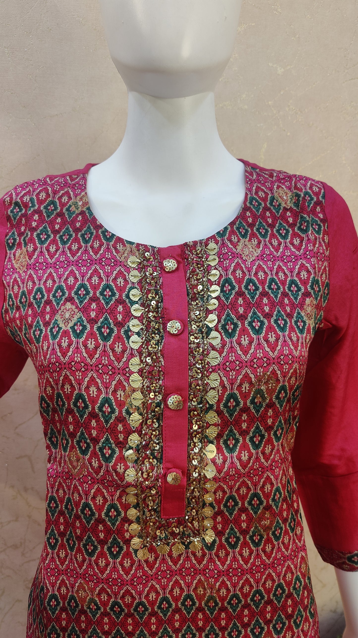 Silk kurti with pant and Dupatta M91970MUSLI