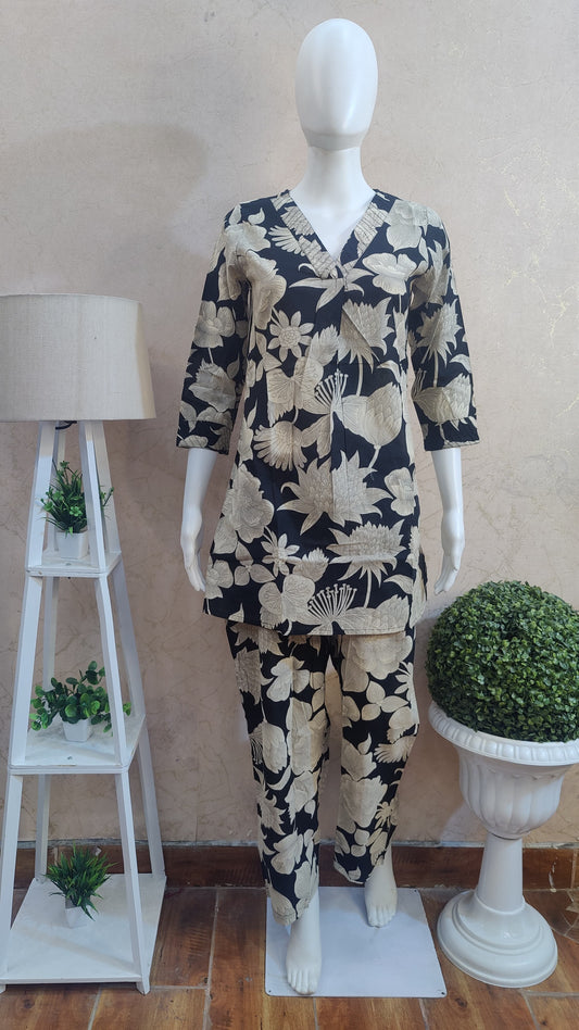 Pure Cotton Coord set M5550/AUR