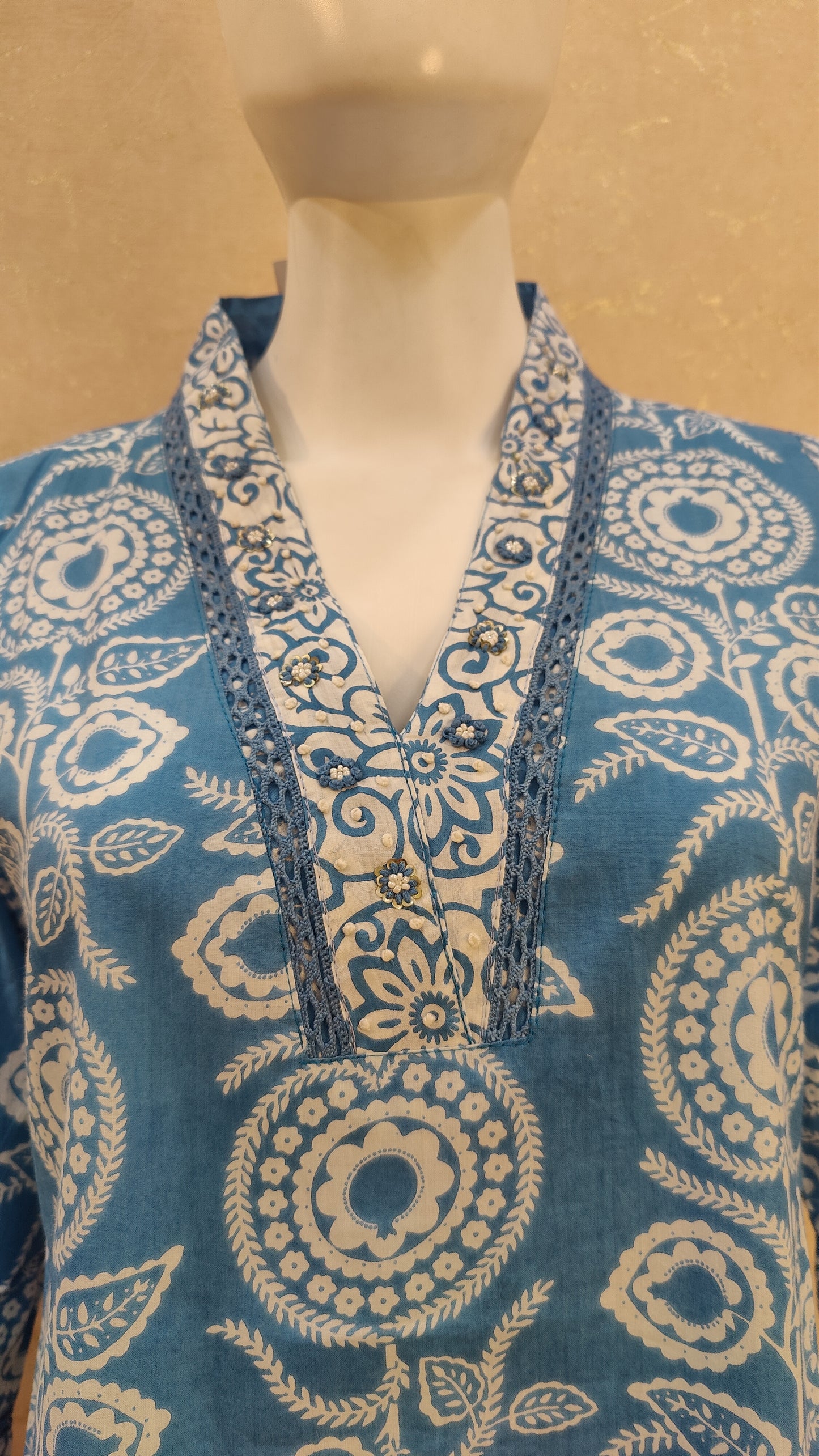 Pure Cotton Kurti with pant and dupatta M9920SS