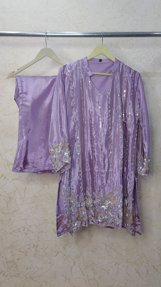 Pure Tissue Silk Co-ord Set. M91850