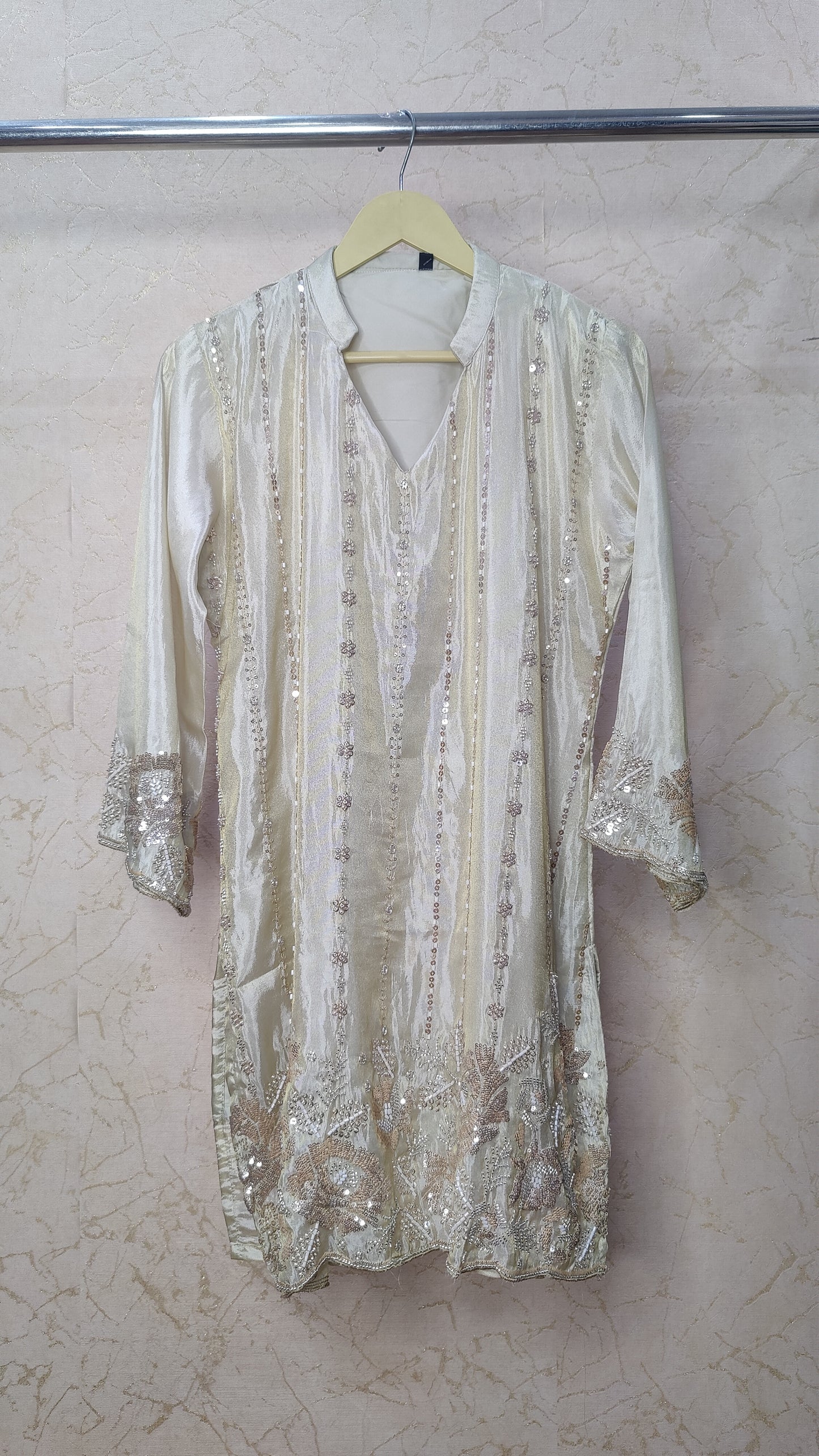 Pure Tissue Silk Co-ord Set With Dupatta. M91930