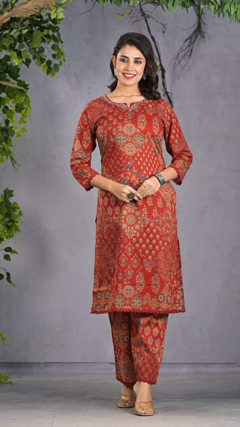 Pure Cotton kurti with pant  M7730/FL