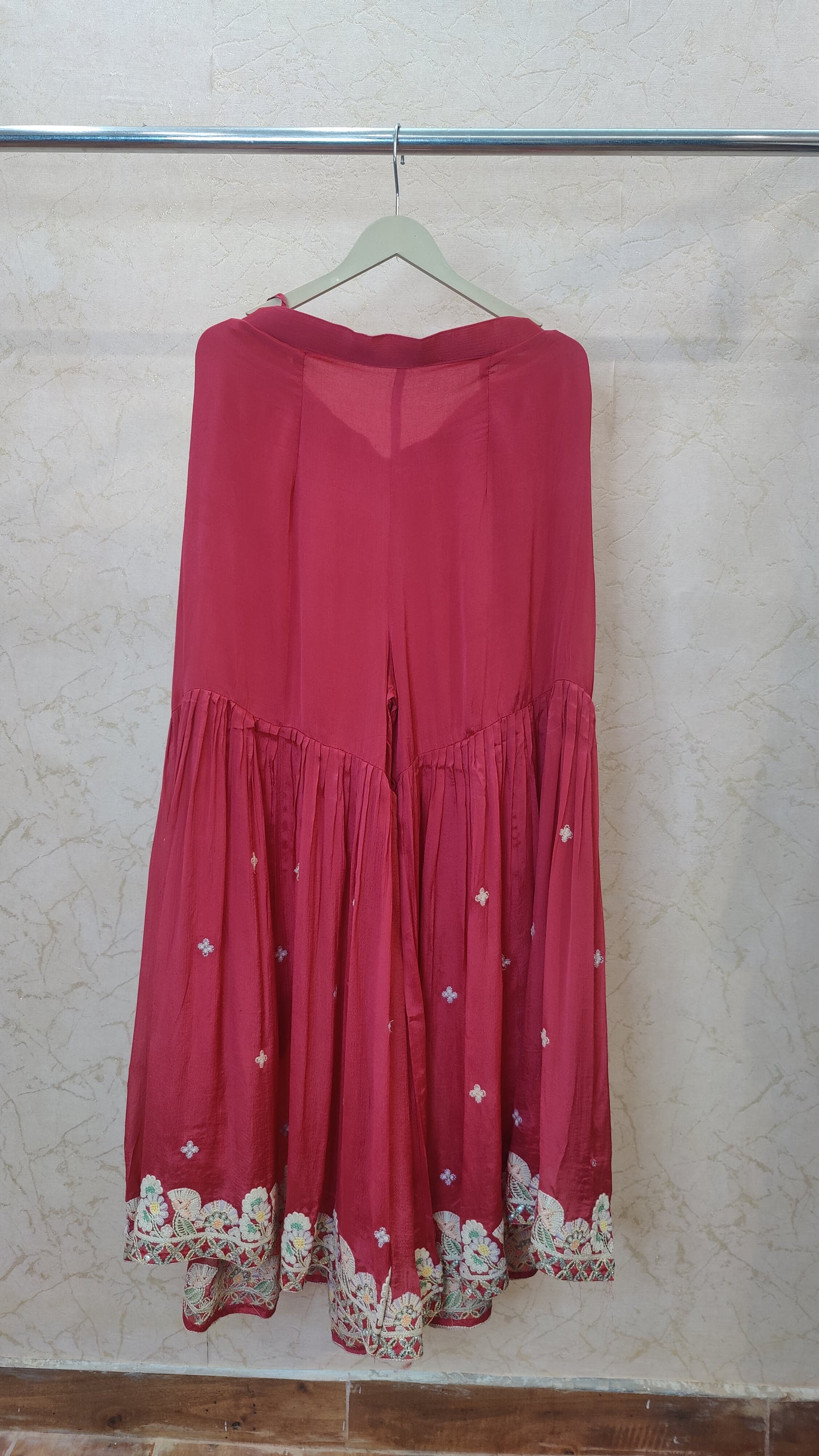 Pure Silk Sharara set. M94000RF